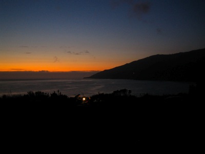 camping on the pacific